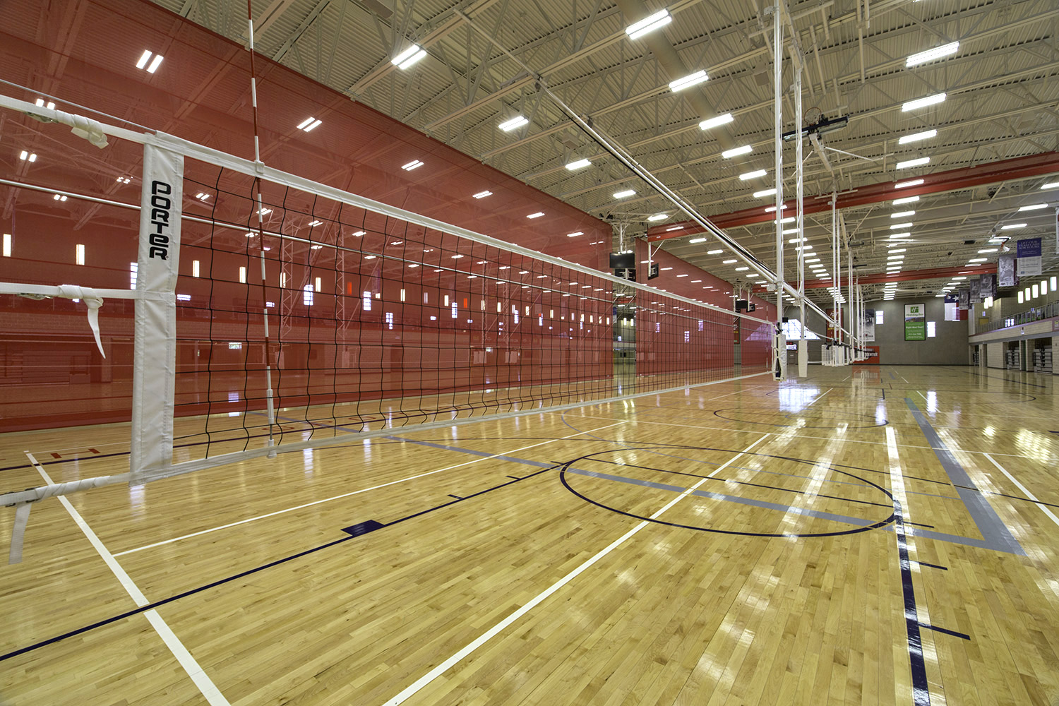 Round Rock Sports Center Volleyball courts