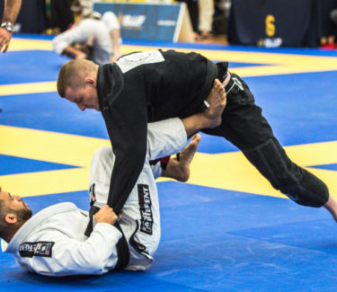 Jiu-Jitsu competitors on mat