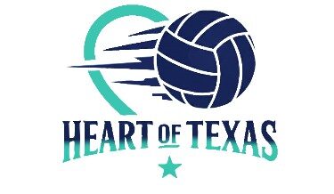 AJV LOVB Heart of Texas volleyball logo 2026