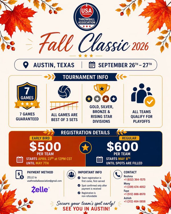 USA Throwball Fall Classic